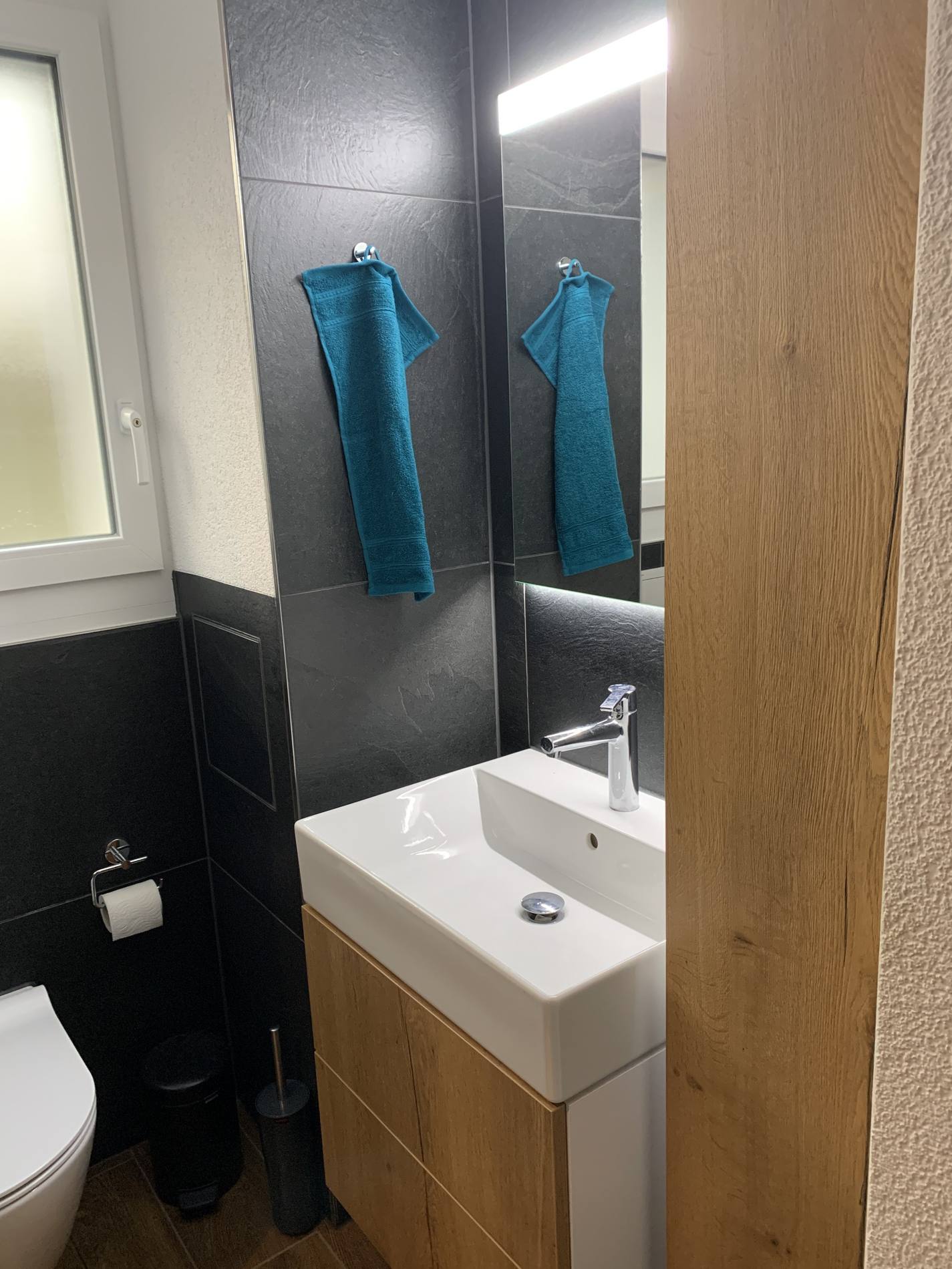 Private bathroom on the ground floor